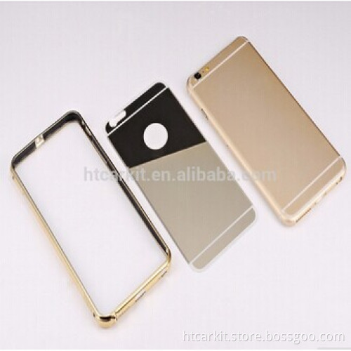 In stock!! Luxury Aluminum metal mobile phone mirror phone case for iphone 6